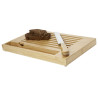 Tabla de cortar de bambu con cuchillo Pao