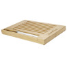 Tabla de cortar de bambu con cuchillo Pao