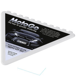 Rascador de hielo de plastico reciclado triangular Frosty