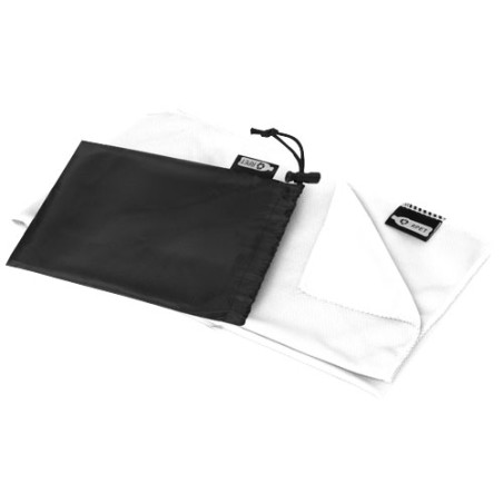 Toalla refrescante deportiva de PET reciclado con bolsa 80 x 30 cm Raquel