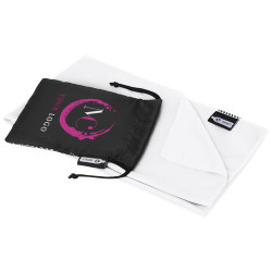 Toalla refrescante deportiva de PET reciclado con bolsa 80 x 30 cm Raquel
