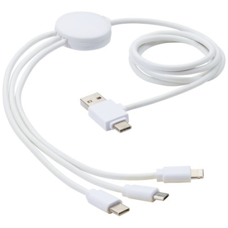 Cable de carga 5 en 1 con aditivo antibacteriano Pure