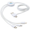 Cable de carga 5 en 1 con aditivo antibacteriano Pure