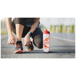 Bidon deportivo de 750 ml HydroFlex Clear