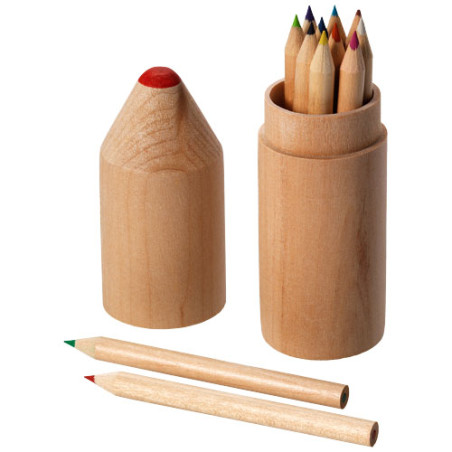 Set de 12 lapices de colores Bossy