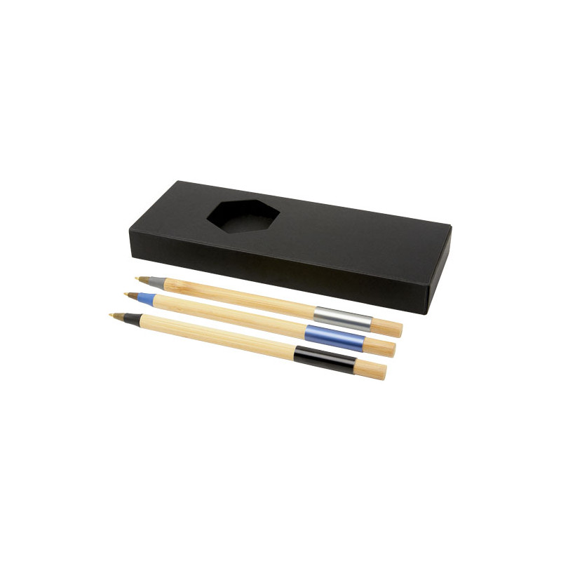 Set de boligrafos de bambu de 3 piezas Kerf
