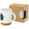 Taza de ceramica de 425 ml con base de corcho Neiva