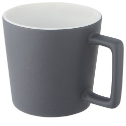 Taza de ceramica de 370 ml con acabado mate Cali
