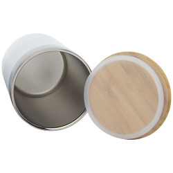 Vaso de 330 ml de acero inoxidable con aislamiento al vacio de cobre y tapa de bambu Lagan