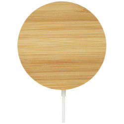 Base de carga inalambrica magnetica de bambu de 10 W Atra