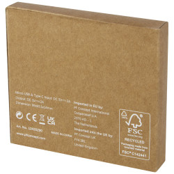Bateria externa de plastico reciclado de 5000 mAh Loop