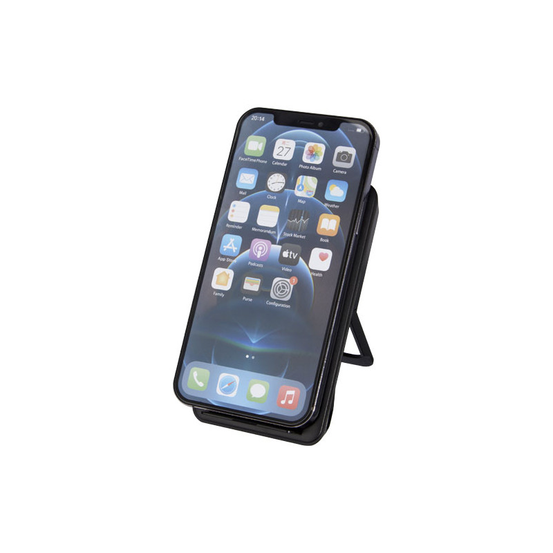 Base de carga inalambrica de plastico reciclado de 10 W con soporte para telefono Loop