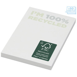 Bloc de notas adhesivas de papel reciclado de 50 x 75 mm Sticky MateR