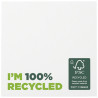 Bloc de notas adhesivas de papel reciclado de 75 x 75 mm Sticky MateR