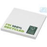 Bloc de notas adhesivas de papel reciclado de 75 x 75 mm Sticky MateR