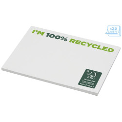 Bloc de notas adhesivas de papel reciclado de 100 x 75 mm Sticky MateR