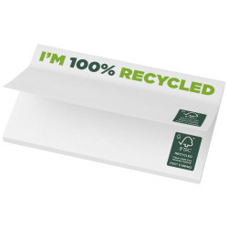 Bloc de notas adhesivas de papel reciclado de 127 x 75 mm Sticky MateR