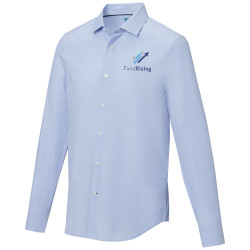 Camisa organica de manga larga para hombre