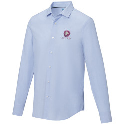 Camisa organica de manga larga para hombre
