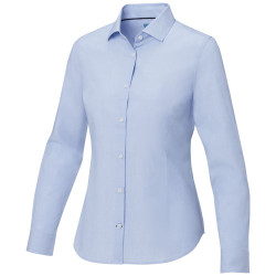 Camisa organica de manga larga para mujer