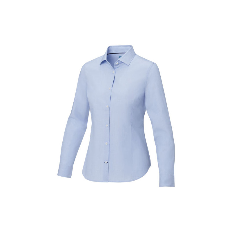 Camisa organica de manga larga para mujer