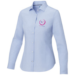 Camisa organica de manga larga para mujer