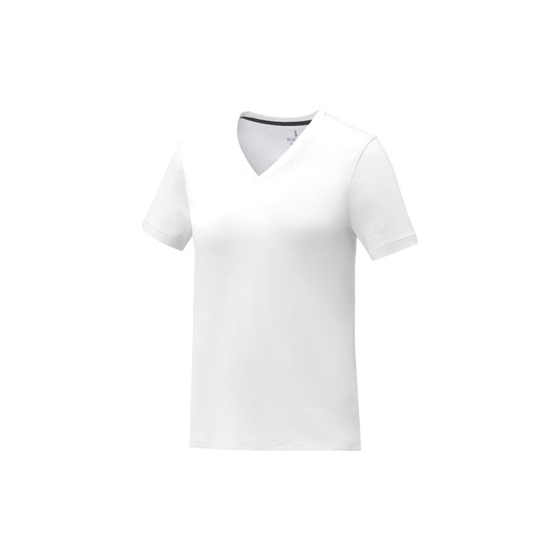 Camiseta de manga corta y cuello en V para mujer Somoto