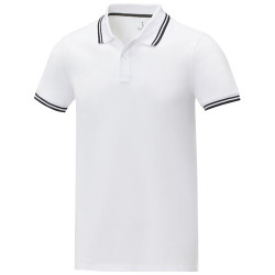 Polo de manga corta con ribete para hombre Amarago