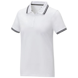 Polo de manga corta con ribete para mujer Amarago