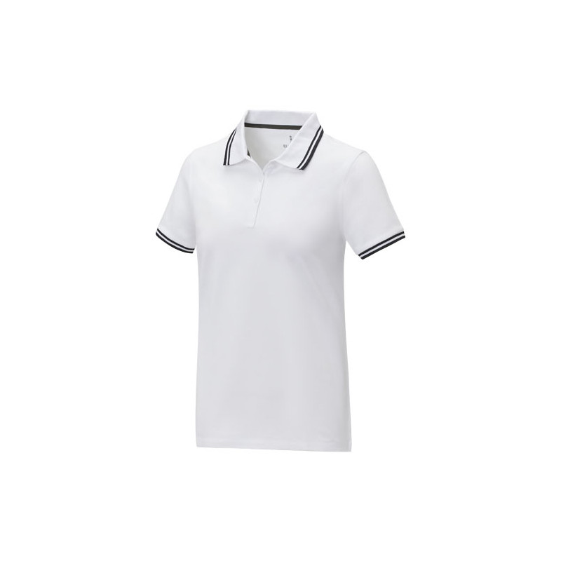 Polo de manga corta con ribete para mujer Amarago