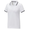 Polo de manga corta con ribete para mujer Amarago