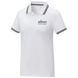 Polo de manga corta con ribete para mujer Amarago