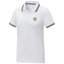 Polo de manga corta con ribete para mujer Amarago