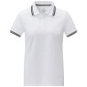 Polo de manga corta con ribete para mujer Amarago