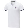 Polo de manga corta de dos tonos para hombre Morgan
