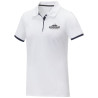 Polo de manga corta de dos tonos para mujer Morgan