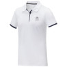 Polo de manga corta de dos tonos para mujer Morgan