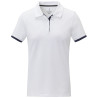 Polo de manga corta de dos tonos para mujer Morgan