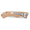 Navaja de madera con clip para cinturon Dave