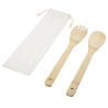Cuchara y tenedor de bambu para ensalada Endiv