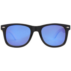 Gafas de sol polarizadas con cristal de espejo de PET reciclado bambu en caja de regalo Taiyo