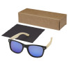 Gafas de sol polarizadas con cristal de espejo de PET reciclado bambu en caja de regalo Taiyo