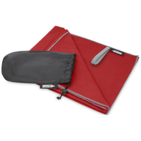 Toalla ultraligera y de secado rapido de PET reciclado 130 x 80 cm Pieter