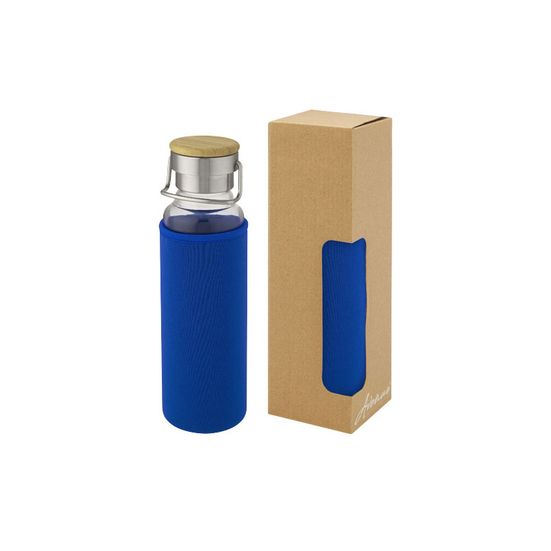 Botella de vidrio borosilicato con funda de neopreno de 660 ml Thor