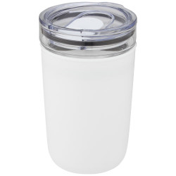 Vaso de vidrio de 420 ml con pared exterior de plastico reciclado Bello