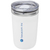 Vaso de vidrio de 420 ml con pared exterior de plastico reciclado Bello