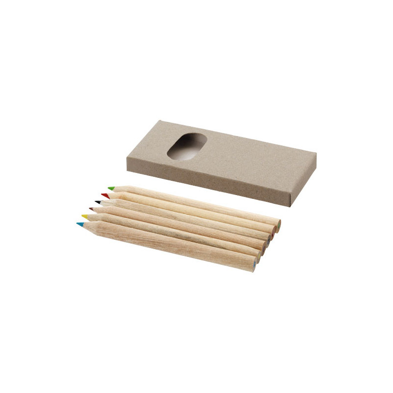 Set de 6 lapices de colores Ayola
