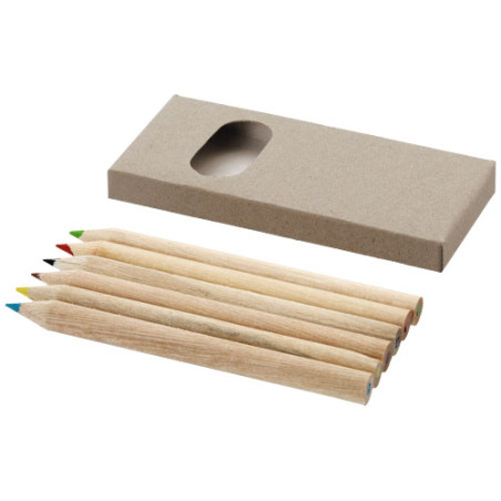 Set de 6 lapices de colores Ayola