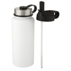 Bidon deportivo con aislamiento de cobre al vacio de 1 l con 2 tapas Supra