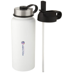 Bidon deportivo con aislamiento de cobre al vacio de 1 l con 2 tapas Supra